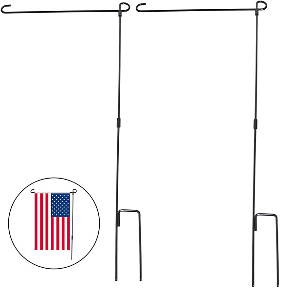 Hoosun Garden Flag Stand Premium Pole Holder Metal Wrought Iron Powder Coated Weather Proof Paint 36 5 H X 16 W 3 Piece Set Black 2 Pack - Garden Flag Stand Holder Pole Hoosun Garden Flag Stand Premium Pole Holder Metal Wrought Iron Powder Coated Weather Proof Paint 36 5 H X 16 W 3 Piece Set Black 2 Pack - Garden Flag Stand Holder Pole